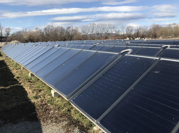 Großsolaranlage Graz 620 x 460